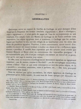 Les objets égyptiens et égyptisants du mobilier funéraire carthaginois