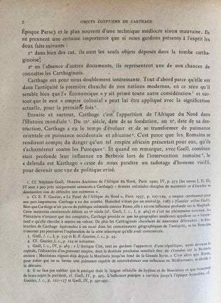 Les objets égyptiens et égyptisants du mobilier funéraire carthaginois