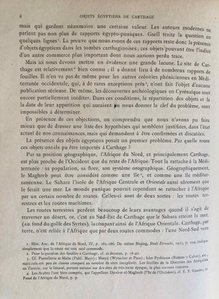 Les objets égyptiens et égyptisants du mobilier funéraire carthaginois