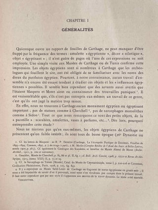 Les objets égyptiens et égyptisants du mobilier funéraire carthaginois
