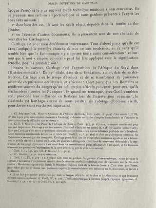 Les objets égyptiens et égyptisants du mobilier funéraire carthaginois