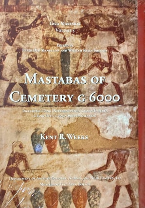 Item #M1708d Mastabas of cemetery G6000. WEEKS Kent