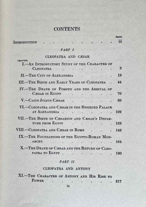 The life and times of Cleopatra, queen of Egypt