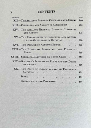 The life and times of Cleopatra, queen of Egypt