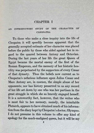 The life and times of Cleopatra, queen of Egypt
