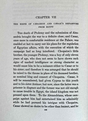 The life and times of Cleopatra, queen of Egypt
