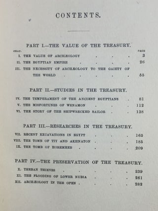 The treasury of Ancient Egypt. Miscellaneous chapters on Ancient Egyptian History and Archaeology.[newline]M1713a-03.jpg