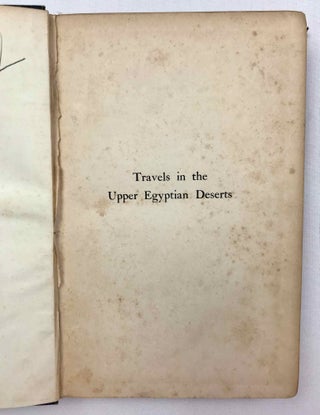 Travels in the Upper Egyptian deserts[newline]M1714b-02.jpeg