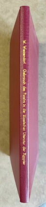 Item #M1729c Der Gebrauch des Passivs in der klassischen Literatur. WESTENDORF Wolfhart