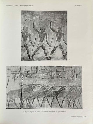Le tombeau de Ti. Fasc. II: La chapelle (1ère partie). Fasc. III: La chapelle (2e partie).