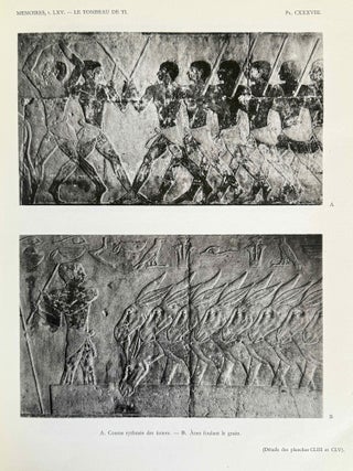 Le tombeau de Ti. Fasc. II: La chapelle (1ère partie). Fasc. III: La chapelle (2e partie).