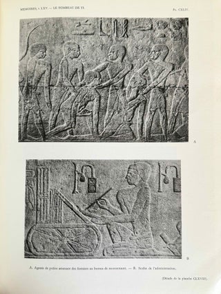 Le tombeau de Ti. Fasc. II: La chapelle (1ère partie). Fasc. III: La chapelle (2e partie).