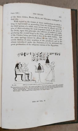 Manners and customs of the ancient Egyptians. Revised by S. Birch. Vol. I, II & III (complete set)[newline]M1739-14.jpeg