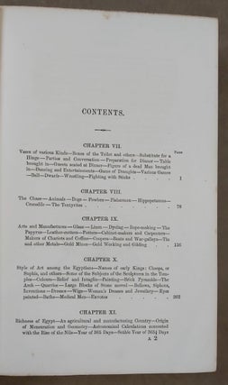 Manners and customs of the ancient Egyptians. Revised by S. Birch. Vol. I, II & III (complete set)[newline]M1739-15.jpeg