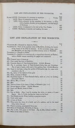 Manners and customs of the ancient Egyptians. Revised by S. Birch. Vol. I, II & III (complete set)[newline]M1739-24.jpeg