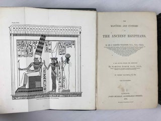 Manners and customs of the ancient Egyptians. Revised by S. Birch. Vol. I, II & III (complete set)[newline]M1739a-07.jpeg