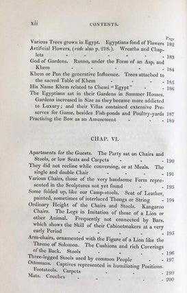 Manners and customs of the ancient Egyptians. Revised by S. Birch. Vol. I & II (without volume III)[newline]M1739b-18.jpeg
