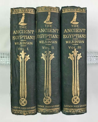 Item #M1739d Manners and customs of the ancient Egyptians. Revised by S. Birch. Vol. I, II & III...[newline]M1739d-00.jpeg