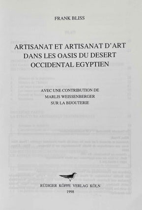 Artisanat et artisanat d'art dans les oasis du désert occidental égyptien[newline]M1741-01.jpeg
