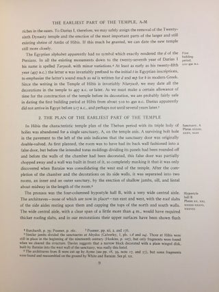 The temple of Hibis in el-Khargeh oasis. Vol. I: The excavations. Vol. II: Greek inscriptions.[newline]M1751d-11.jpg