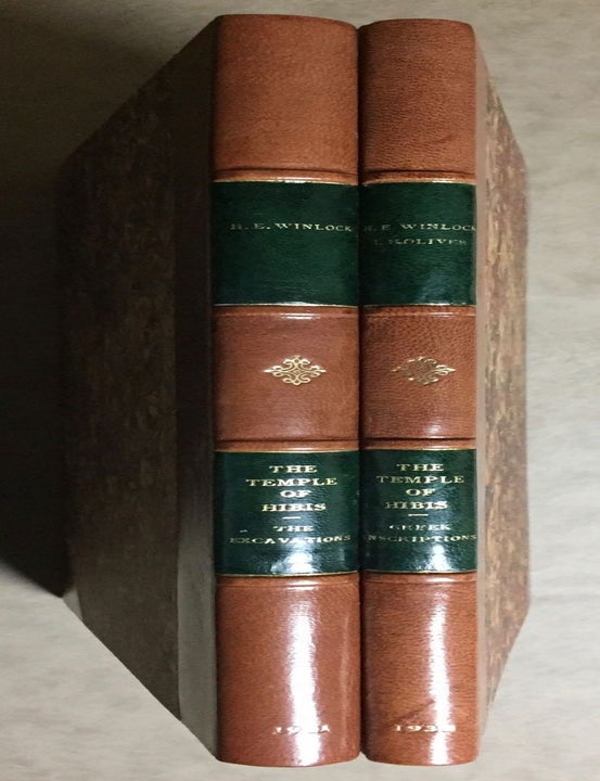 Item #M1751d The temple of Hibis in el-Khargeh oasis. Vol. I: The excavations. Vol. II: Greek inscriptions. WINLOCK Herbert Eustis - EVELYN WHITE H. G. - OLIVER James H.[newline]M1751d.jpg