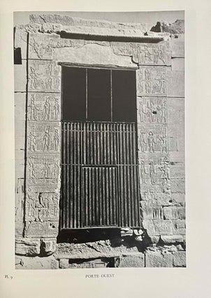 Les inscriptions du temple d'Opet à Karnak. Tome I (textes hiéroglyphiques). Tome II: Index, croquis de position et planches. Tome III: Traduction intégrale des textes rituels - Essai d’interprétation. (complete set)