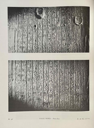 Les inscriptions du temple d'Opet à Karnak. Tome I (textes hiéroglyphiques). Tome II: Index, croquis de position et planches. Tome III: Traduction intégrale des textes rituels - Essai d’interprétation. (complete set)[newline]M1757d-16.jpeg