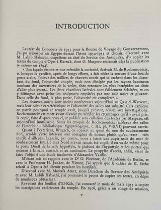 Les inscriptions du temple d'Opet à Karnak. Tome I (textes hiéroglyphiques).