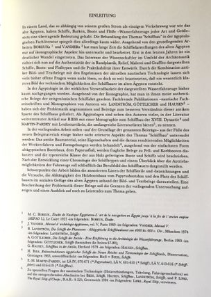 Materialien zum Schiffbau im alten Ägypten