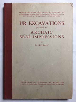 Ur excavations. Vol. I: Al-'Ubaid. Vol. II: The royal cemetery. Part 1: Text. Part 2: Plates. Vol. III: Archaic Seal-Impressions. Vol. IV: The early periods. Vol. V: The Ziggurat and its Surroundings (complete set)[newline]M1761a-20.jpg