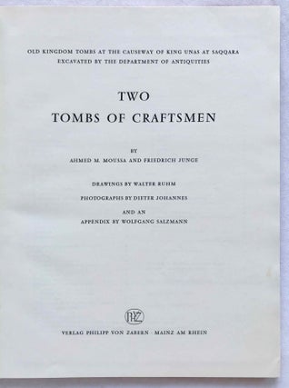 Two tombs of Craftsmen