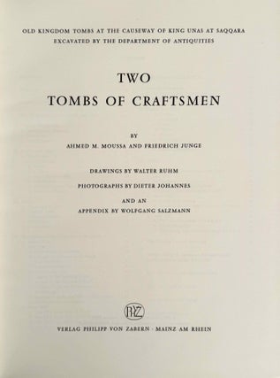 Two tombs of Craftsmen