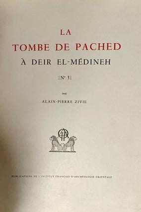 Item #M1773f La tombe de Pached (N°3) à Deir el-Medineh. ZIVIE Alain-Pierre