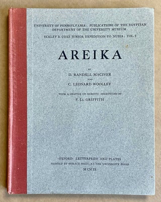 Item #M1783 Areika. With a Chapter on Meroitic Inscriptions by F. Ll. Griffith. RANDALL-MACIVER...[newline]M1783-00.jpeg