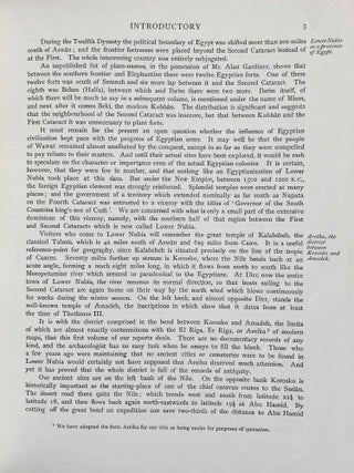Areika. With a Chapter on Meroitic Inscriptions by F. Ll. Griffith.