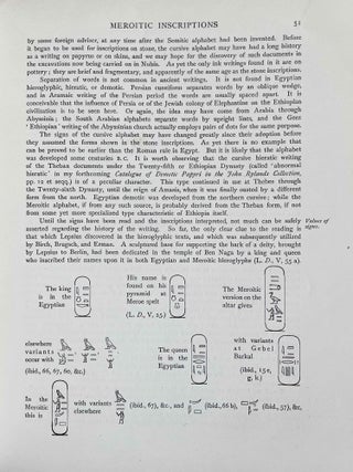 Areika. With a Chapter on Meroitic Inscriptions by F. Ll. Griffith.