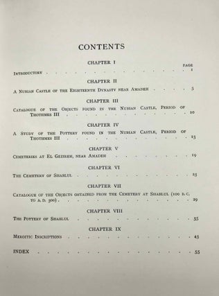 Areika. With a Chapter on Meroitic Inscriptions by F. Ll. Griffith.