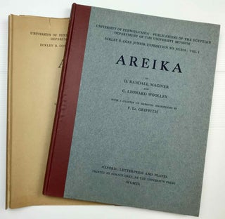 Item #M1783a Areika. With a Chapter on Meroitic Inscriptions by F. Ll. Griffith. RANDALL-MACIVER...