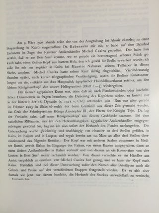 Der Porträtkopf der Königin Teje im Besitz von Dr James Simon in Berlin