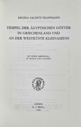 Tempel der ägyptischen Götter in Griechenland und an der Westküste Kleinasiens[newline]M1806-01.jpeg