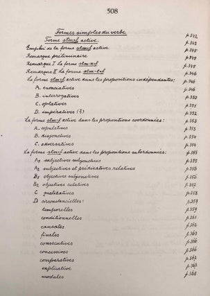 Grammaire démotique. Tome I: Introduction, orthographe, phonétique. Tome II: Morphologie 1: pronoms, substantifs, adjectifs, numéraux. Tome III: Morphologie 2: Verbe I: classification des verbes, formes simples du verbe. Tome IV: Morphologie 2: Verbe II: formes composées du verbe. Tome V: Morphologie 3: particules. Tome VI: Syntaxe. Tome VII,1: 1. Corrections et compléments. Index des mots démotiques. Tome VII,2: Index des mots anciens égyptiens, néoégyptiens et récents. Index des mots coptes. Index des mots grecs.