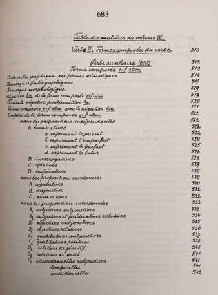 Grammaire démotique. Tome I: Introduction, orthographe, phonétique. Tome II: Morphologie 1: pronoms, substantifs, adjectifs, numéraux. Tome III: Morphologie 2: Verbe I: classification des verbes, formes simples du verbe. Tome IV: Morphologie 2: Verbe II: formes composées du verbe. Tome V: Morphologie 3: particules. Tome VI: Syntaxe. Tome VII,1: 1. Corrections et compléments. Index des mots démotiques. Tome VII,2: Index des mots anciens égyptiens, néoégyptiens et récents. Index des mots coptes. Index des mots grecs.