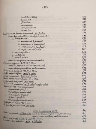 Grammaire d&eacute;motique. Tome I: Introduction, orthographe, phon&eacute;tique. Tome II: Morphologie 1: pronoms, substantifs, adjectifs, num&eacute;raux. Tome III: Morphologie 2: Verbe I: classification des verbes, formes simples du verbe. Tome IV: Morphologie 2: Verbe II: formes compos&eacute;es du verbe. Tome V: Morphologie 3: particules. Tome VI: Syntaxe. Tome VII,1: 1. Corrections et compl&eacute;ments. Index des mots d&eacute;motiques. Tome VII,2: Index des mots anciens &eacute;gyptiens, n&eacute;o&eacute;gyptiens et r&eacute;cents. Index des mots coptes. Index des mots grecs.