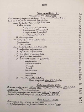 Grammaire d&eacute;motique. Tome I: Introduction, orthographe, phon&eacute;tique. Tome II: Morphologie 1: pronoms, substantifs, adjectifs, num&eacute;raux. Tome III: Morphologie 2: Verbe I: classification des verbes, formes simples du verbe. Tome IV: Morphologie 2: Verbe II: formes compos&eacute;es du verbe. Tome V: Morphologie 3: particules. Tome VI: Syntaxe. Tome VII,1: 1. Corrections et compl&eacute;ments. Index des mots d&eacute;motiques. Tome VII,2: Index des mots anciens &eacute;gyptiens, n&eacute;o&eacute;gyptiens et r&eacute;cents. Index des mots coptes. Index des mots grecs.