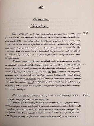 Grammaire démotique. Tome I: Introduction, orthographe, phonétique. Tome II: Morphologie 1: pronoms, substantifs, adjectifs, numéraux. Tome III: Morphologie 2: Verbe I: classification des verbes, formes simples du verbe. Tome IV: Morphologie 2: Verbe II: formes composées du verbe. Tome V: Morphologie 3: particules. Tome VI: Syntaxe. Tome VII,1: 1. Corrections et compléments. Index des mots démotiques. Tome VII,2: Index des mots anciens égyptiens, néoégyptiens et récents. Index des mots coptes. Index des mots grecs.