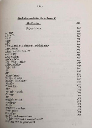 Grammaire démotique. Tome I: Introduction, orthographe, phonétique. Tome II: Morphologie 1: pronoms, substantifs, adjectifs, numéraux. Tome III: Morphologie 2: Verbe I: classification des verbes, formes simples du verbe. Tome IV: Morphologie 2: Verbe II: formes composées du verbe. Tome V: Morphologie 3: particules. Tome VI: Syntaxe. Tome VII,1: 1. Corrections et compléments. Index des mots démotiques. Tome VII,2: Index des mots anciens égyptiens, néoégyptiens et récents. Index des mots coptes. Index des mots grecs.