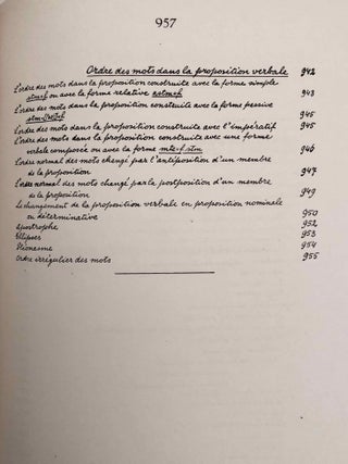 Grammaire d&eacute;motique. Tome I: Introduction, orthographe, phon&eacute;tique. Tome II: Morphologie 1: pronoms, substantifs, adjectifs, num&eacute;raux. Tome III: Morphologie 2: Verbe I: classification des verbes, formes simples du verbe. Tome IV: Morphologie 2: Verbe II: formes compos&eacute;es du verbe. Tome V: Morphologie 3: particules. Tome VI: Syntaxe. Tome VII,1: 1. Corrections et compl&eacute;ments. Index des mots d&eacute;motiques. Tome VII,2: Index des mots anciens &eacute;gyptiens, n&eacute;o&eacute;gyptiens et r&eacute;cents. Index des mots coptes. Index des mots grecs.