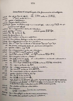 Grammaire démotique. Tome I: Introduction, orthographe, phonétique. Tome II: Morphologie 1: pronoms, substantifs, adjectifs, numéraux. Tome III: Morphologie 2: Verbe I: classification des verbes, formes simples du verbe. Tome IV: Morphologie 2: Verbe II: formes composées du verbe. Tome V: Morphologie 3: particules. Tome VI: Syntaxe. Tome VII,1: 1. Corrections et compléments. Index des mots démotiques. Tome VII,2: Index des mots anciens égyptiens, néoégyptiens et récents. Index des mots coptes. Index des mots grecs.