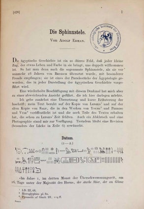 Die Sphinxstele
