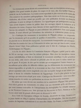 Catalogue des monuments et inscriptions de l’Égypte antique. Première série: Haute Egypte. Tome I: De la frontière de Nubie à Kom Ombos. Tome II: Kom Ombos. 1ère partie. Tome III: Kom Ombos. 2ème partie. Fasc. 1, 2 & 3 (complete set)